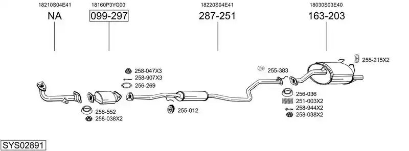 BOSAL SYS02891