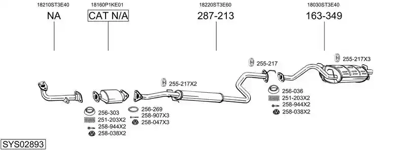 BOSAL SYS02893