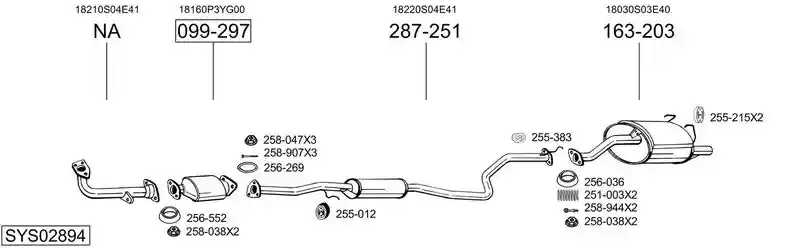 BOSAL SYS02894