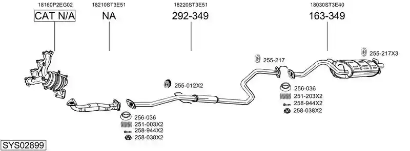 BOSAL SYS02899