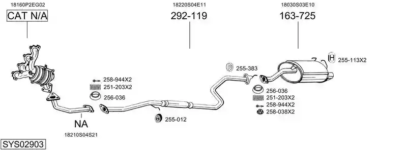 BOSAL SYS02903