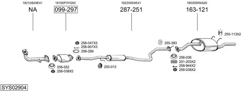 BOSAL SYS02904