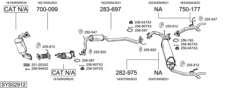 BOSAL SYS02912