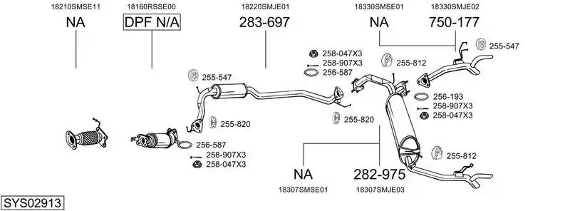 BOSAL SYS02913