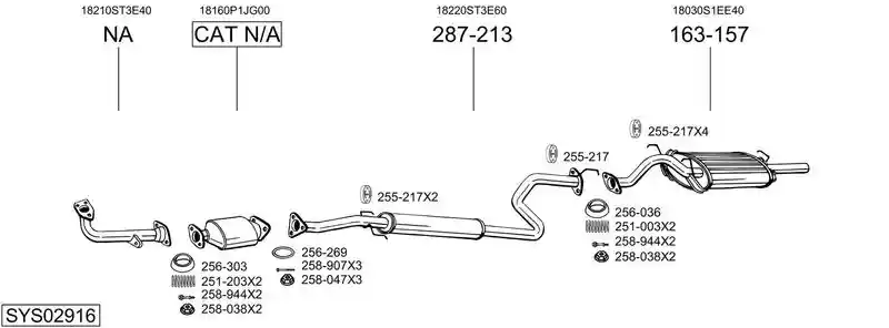 BOSAL SYS02916