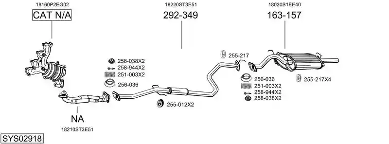 BOSAL SYS02918