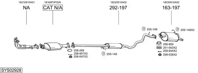 BOSAL SYS02928