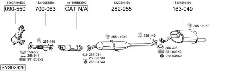 BOSAL SYS02929