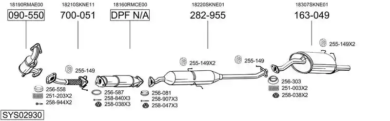BOSAL SYS02930