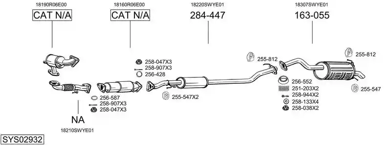BOSAL SYS02932