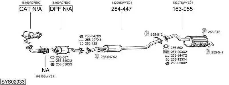 BOSAL SYS02933