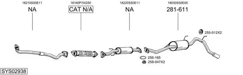 BOSAL SYS02938