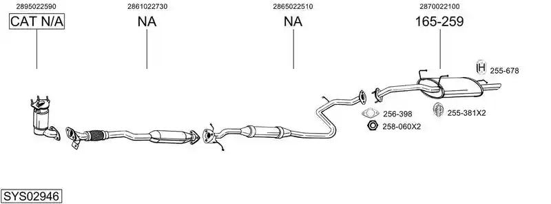 BOSAL SYS02946