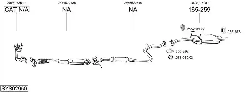 BOSAL SYS02950