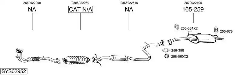 BOSAL SYS02952