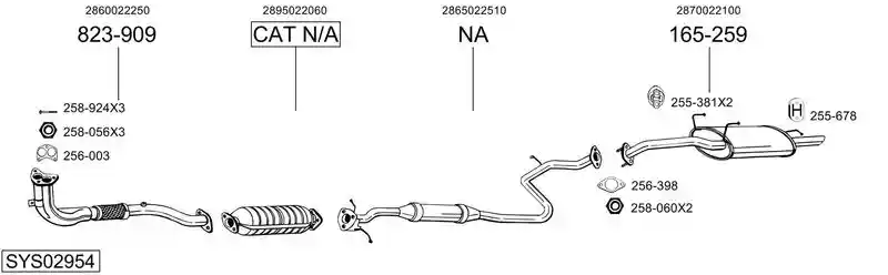 BOSAL SYS02954