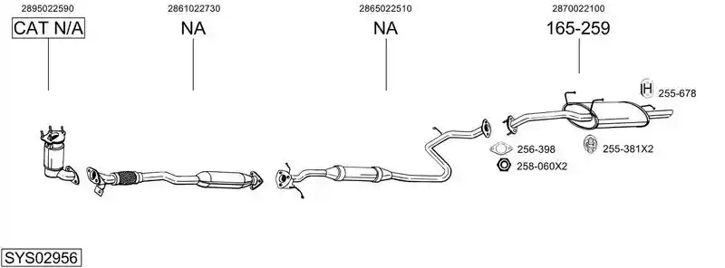 BOSAL SYS02956