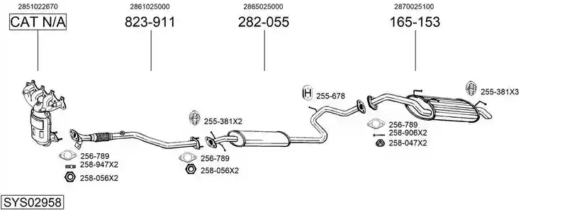 BOSAL SYS02958