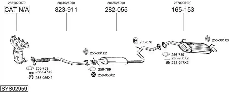 BOSAL SYS02959