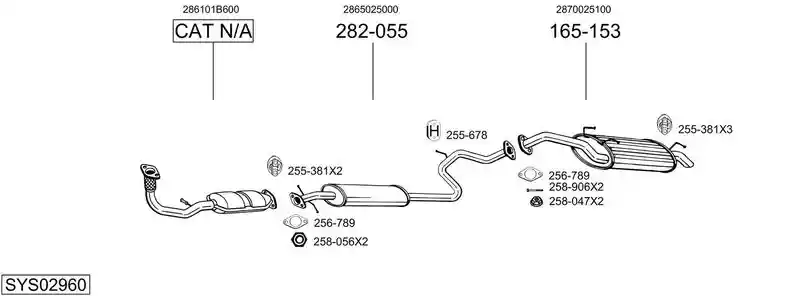 BOSAL SYS02960