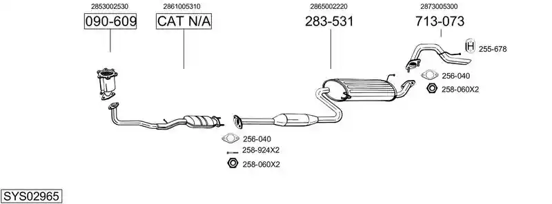 BOSAL SYS02965