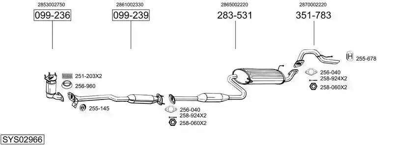 BOSAL SYS02966