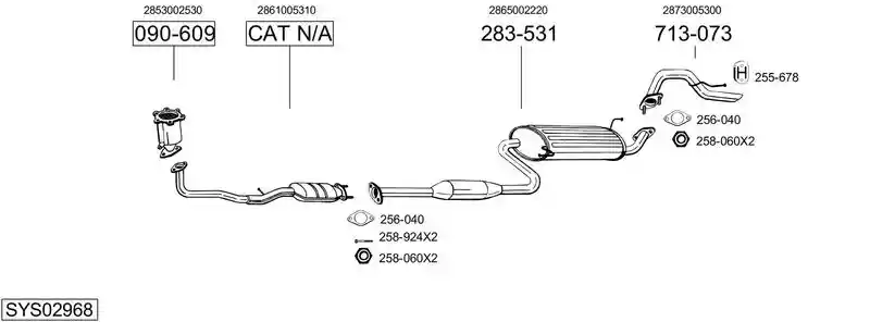 BOSAL SYS02968