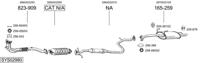 BOSAL SYS02980