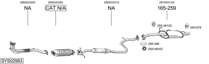 BOSAL SYS02983