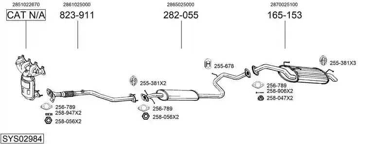BOSAL SYS02984