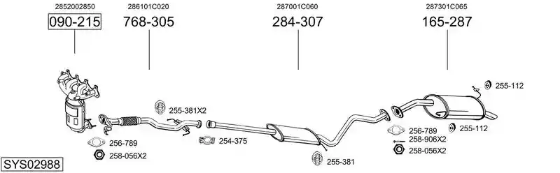 BOSAL SYS02988
