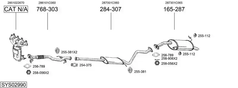 BOSAL SYS02990