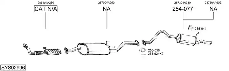BOSAL SYS02996