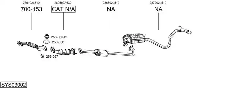 BOSAL SYS03002