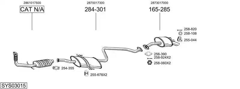 BOSAL SYS03015