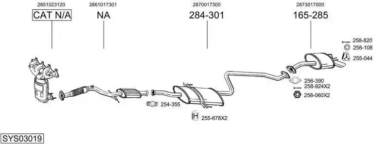 BOSAL SYS03019