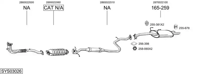 BOSAL SYS03026