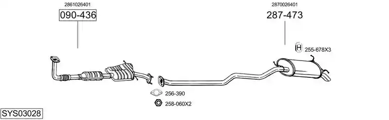 BOSAL SYS03028