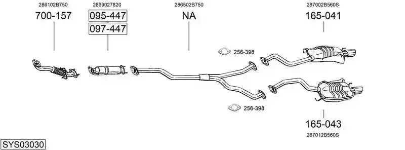 BOSAL SYS03030