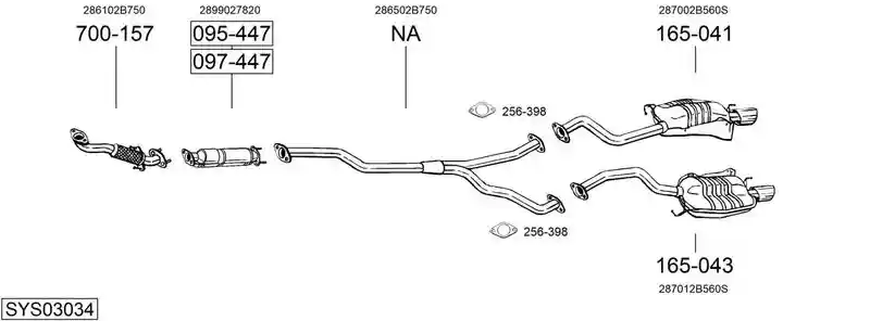 BOSAL SYS03034