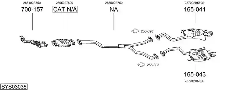 BOSAL SYS03035