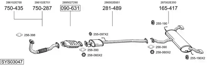 BOSAL SYS03047