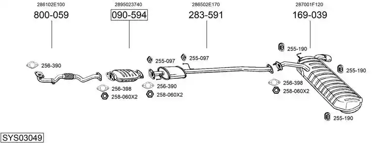 BOSAL SYS03049