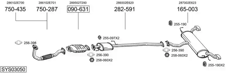 BOSAL SYS03050