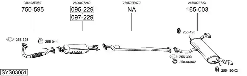 BOSAL SYS03051