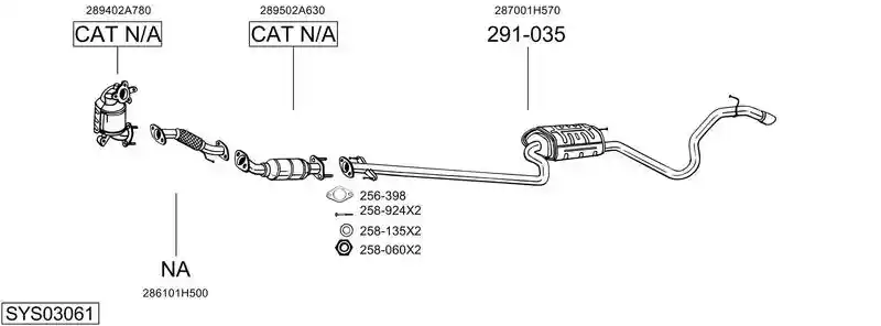 BOSAL SYS03061