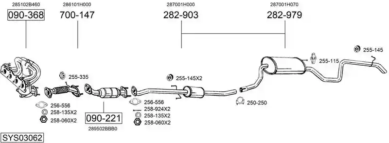 BOSAL SYS03062