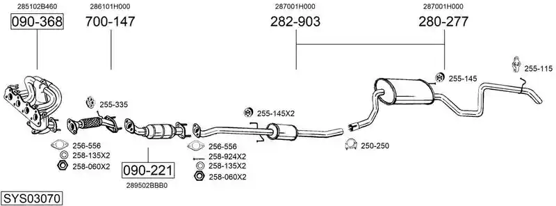 BOSAL SYS03070