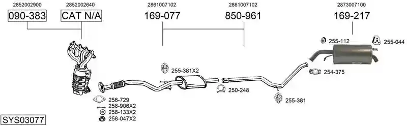 BOSAL SYS03077