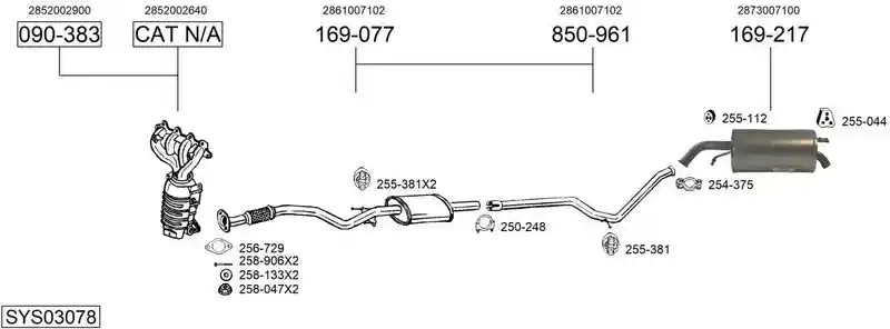 BOSAL SYS03078